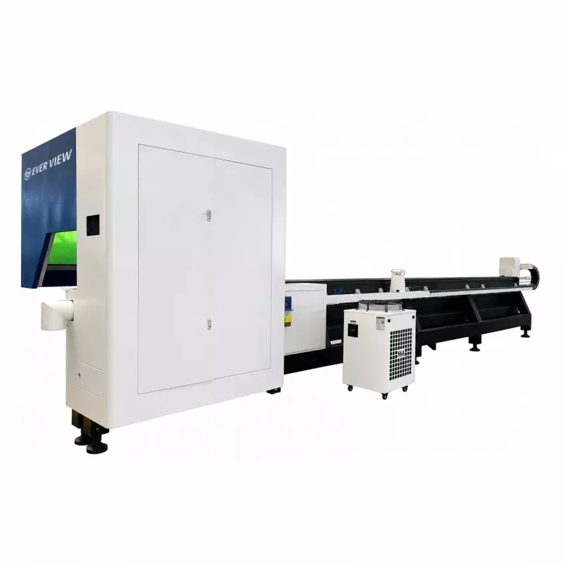 Coupe-tube laser à fibre à queue minimale semi-automatique