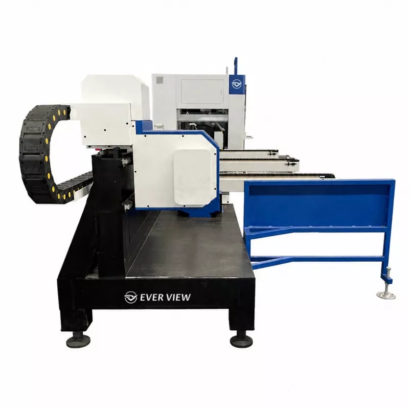 Coupe-tube laser à fibre à queue minimale semi-automatique